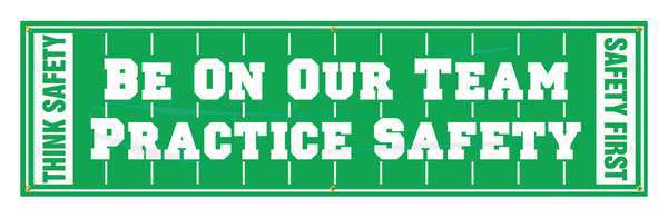 Banner, Be On Our Team, 28 x 96 In.