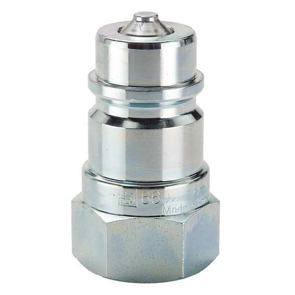 Hydraulic Quick Connect Hose Coupling, Steel Body, Ball Lock, 3/4