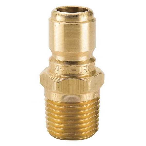 Hydraulic Quick Connect Hose Coupling, Brass Body, Sleeve Lock, 1