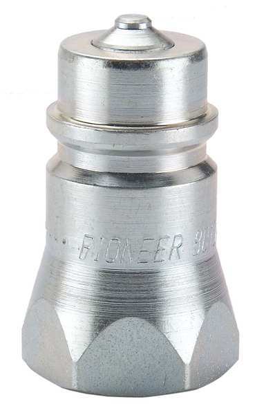 Hydraulic Quick Connect Hose Coupling, Steel Body, Ball Lock, 3/4