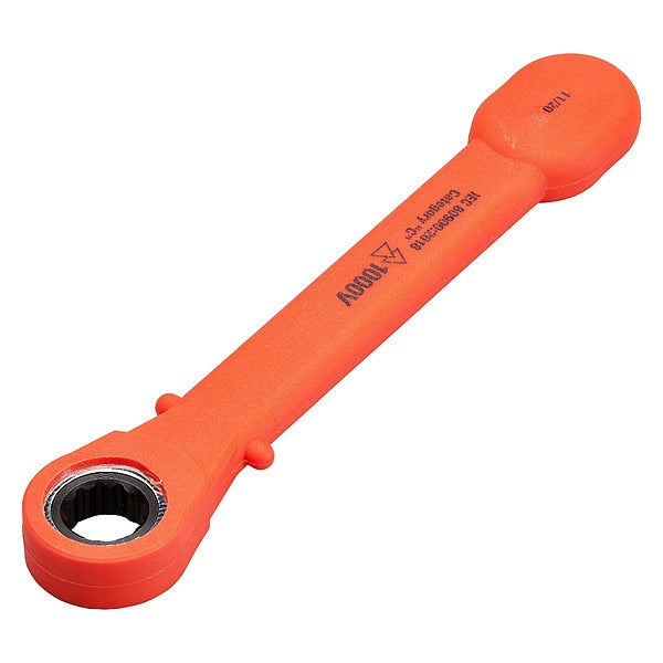 1000V Insulated Ratcheting Box Wrench, 3/8