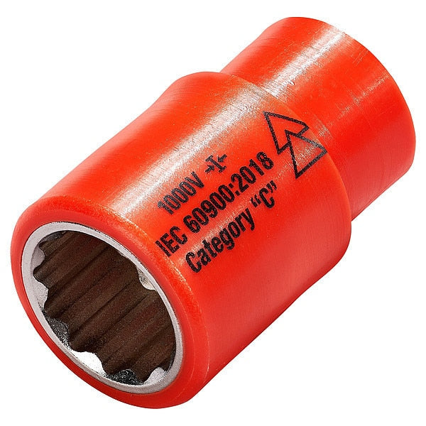3/8 in Drive Insulated Socket 5/8 in, 12 pt, SAE