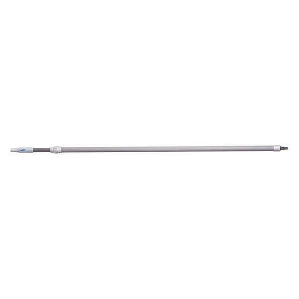 1615mm Waterfed Broom Handle, 1 1/4 in Dia, White, Aluminum