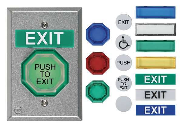 Universal Button, Pneumatic, 2 In.