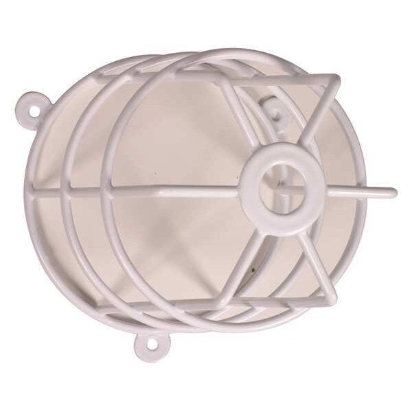 White Steel Surface MountBeacon and Sounder Cage 8-7/8