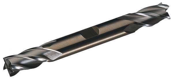 4-Flute Cobalt 8% Square Double End CenterCut Finisher CTD HDC-4C Bright 15/64x3/8x5/8x3-3/8