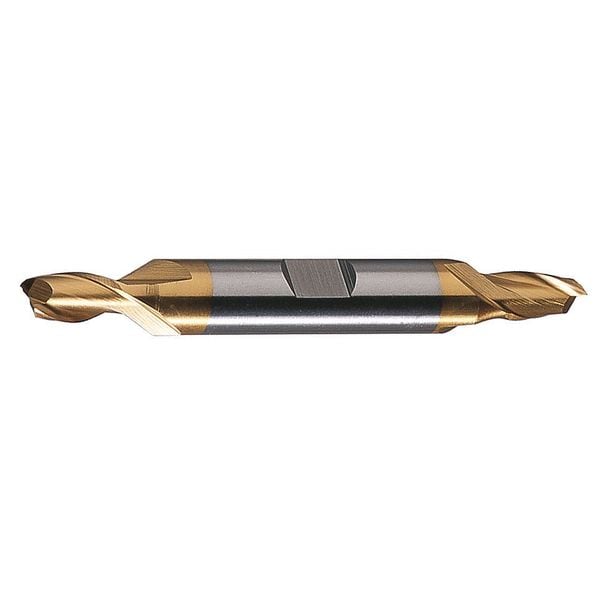 2-Flute HSS Square Double End Mill Cleveland HD-2-TN TiN 7/32x3/8x0.3281x2-7/8