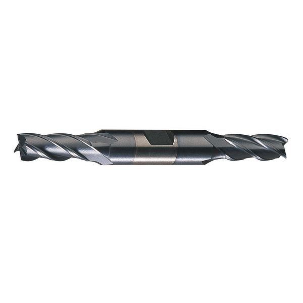 4-Flute HSS Center Cutting Square Double End MIll Cleveland HD-4C-TC TiCN 9/32x3/8x11/16x3-3/8