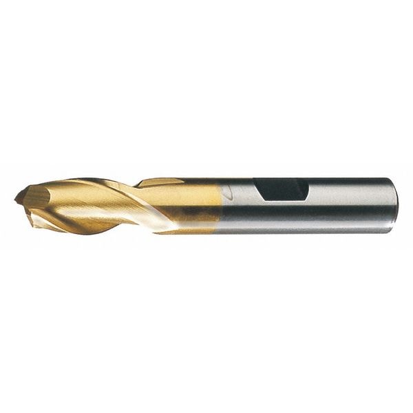 2-Flute HSS Square Single End Mill Cleveland HG-2-TN TiN 3/16