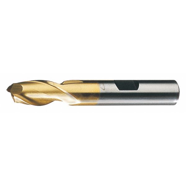 2-Flute HSS Square Single End Mill Cleveland HG-2-TN TiN 1/8
