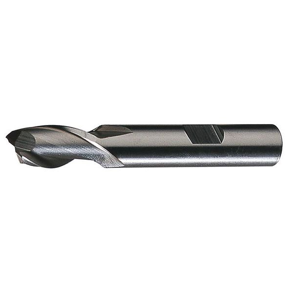 2-Flute HSS Square Single End Mill Cleveland HG-2 Bright 13/16