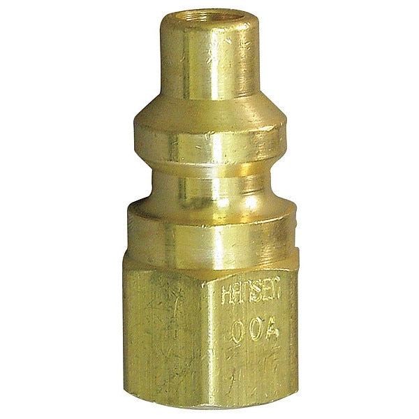 Coupler Plug, (F)NPT, 1/4, Brass
