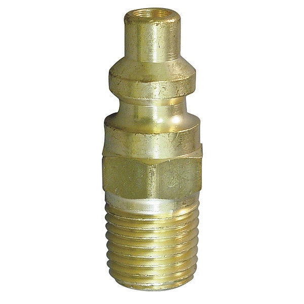 Coupler Plug, UNF, 1/4, Brass