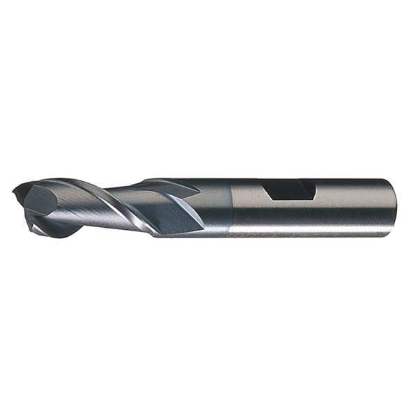 2-Flute HSS High Helix Sqaure Single End MIll Cleveland HGA-2-TC TiCN 5/8x5/8x1-5/8x3-3/4