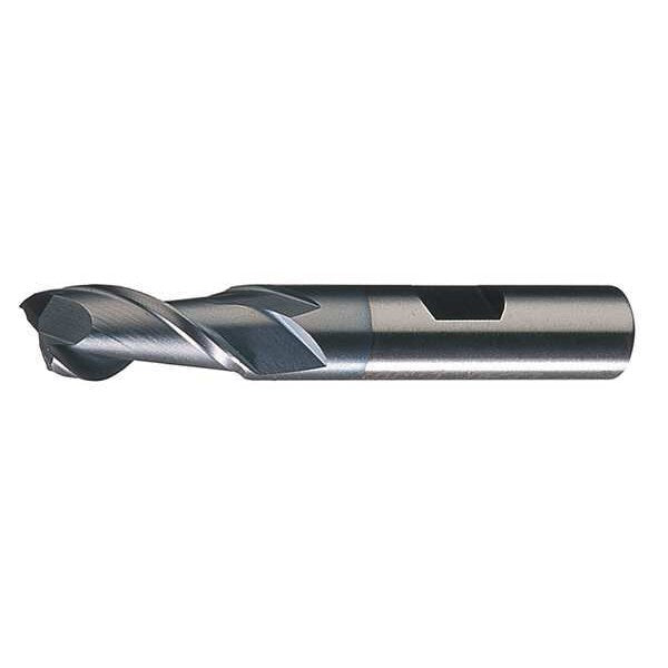 2-Flute HSS High Helix Sqaure Single End MIll Cleveland HGA-2-TC TiCN 1/2x1/2x1-1/4x3-1/4