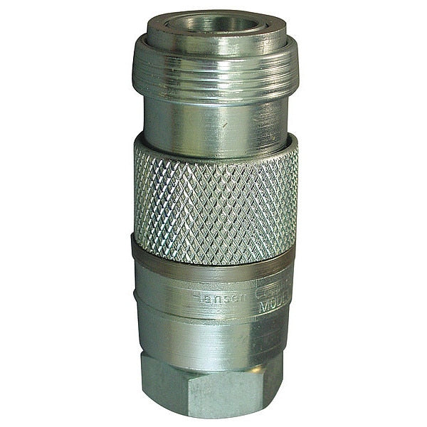 Coupler Body, Hose Barb, 1/2, Carbon Steel