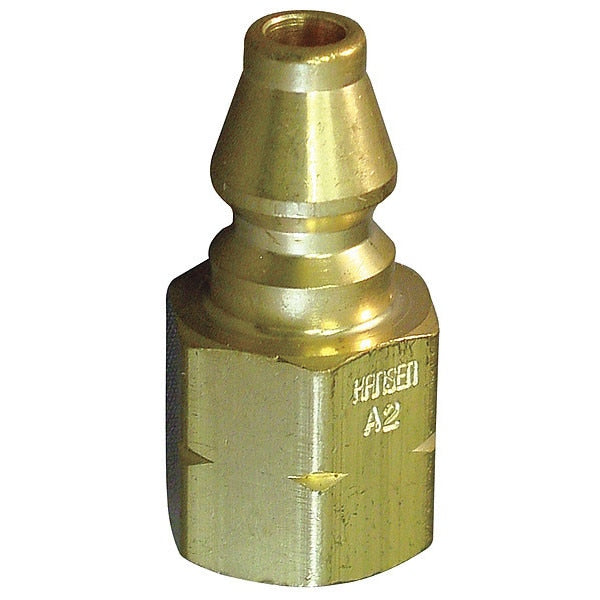 Coupler Plug, (F)NPT, 1/4, Brass