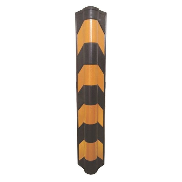 Corner Guard, Black/Yellow, 4-3/4