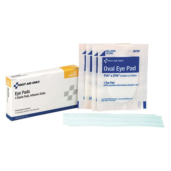 Eye Pads, Includes 4 Eye Pads/8 Strips