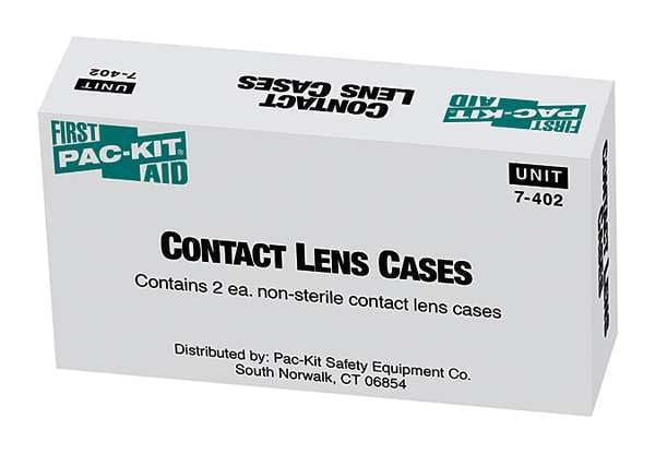 Contact Lens Cases, White, Plastic