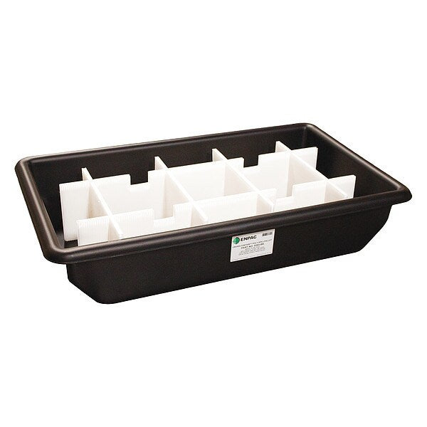 Drum Spill Containment Pallet, 75 gal Spill Capacity, 2 Drum, 6000 lb., High Density Polyethylene