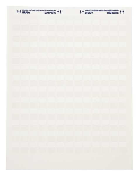 Label, White/Transluscent, Labels/Roll: 128