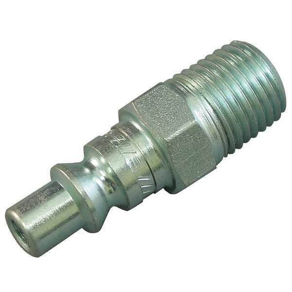 Coupler Plug, (M)NPT, 1/4, Steel