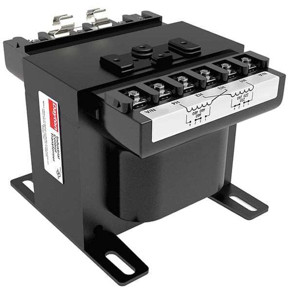 Control Transformer, 500VA, 4.95 In. H