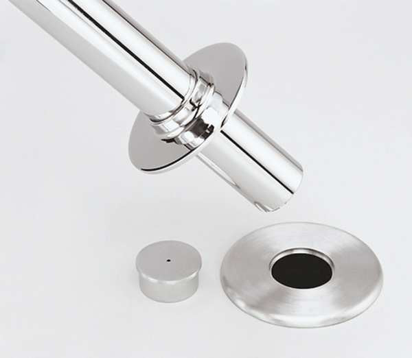 Socket and Cap, Satin Stainless