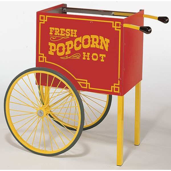 Popcorn Wagon Base, Red, 44-1/2 in. W
