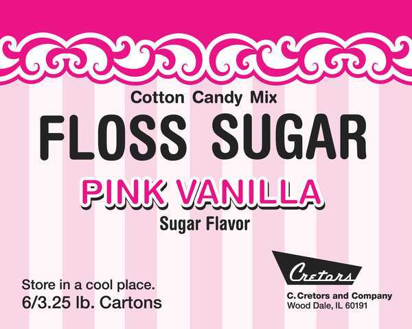 Cotton Candy Vanilla Mix, 3-1/4 lb., PK6