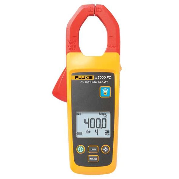 Wireless Clamp Meter Module, LCD, 400 A, 1.3 in (33 mm) Jaw Capacity, Cat III 600V Safety Rating