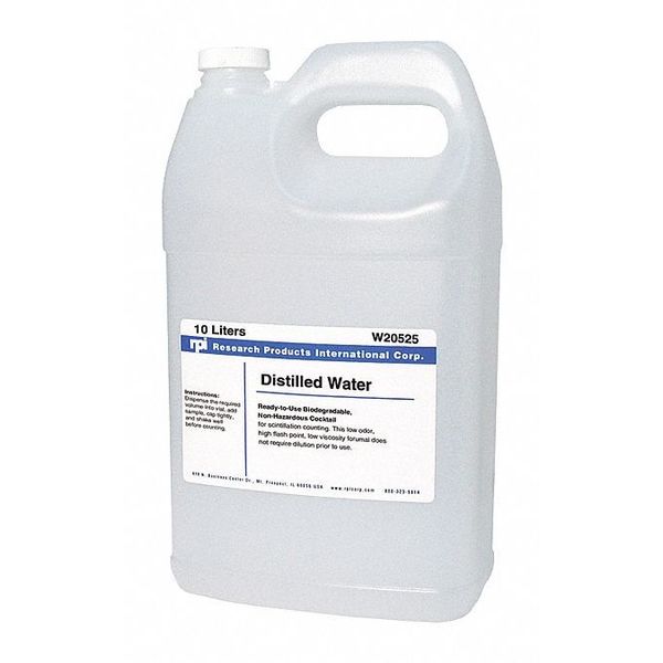 Distilled Water, Lab Reagent Grade, 10L