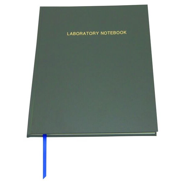 Lab Notebook, 8-3/4 in x 11-1/4 in, Black