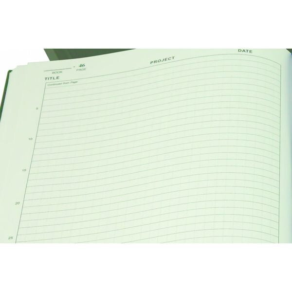 Lab Notebook, 8-3/4 in x 11-1/4 in, Black