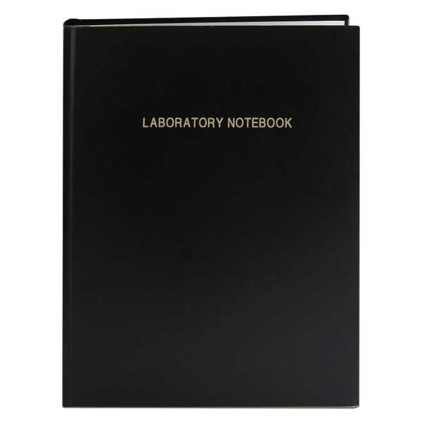 Lab Notebook, 8-3/4 in x 11-1/4 in, Black