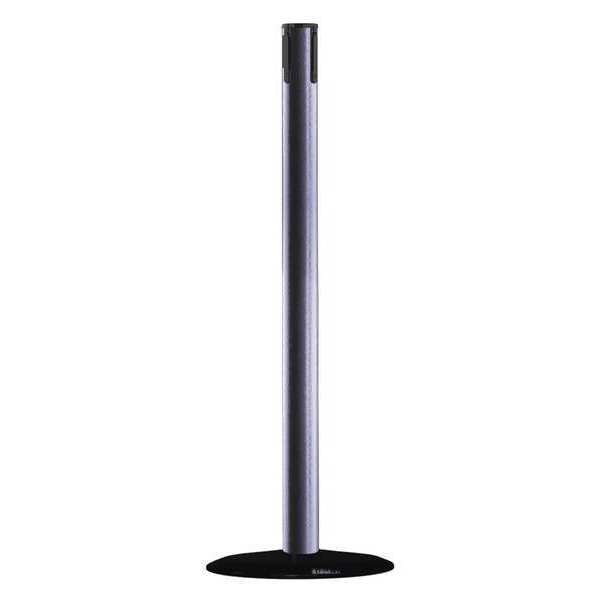 Receiver Post, 38 In H, Gray Hammertone