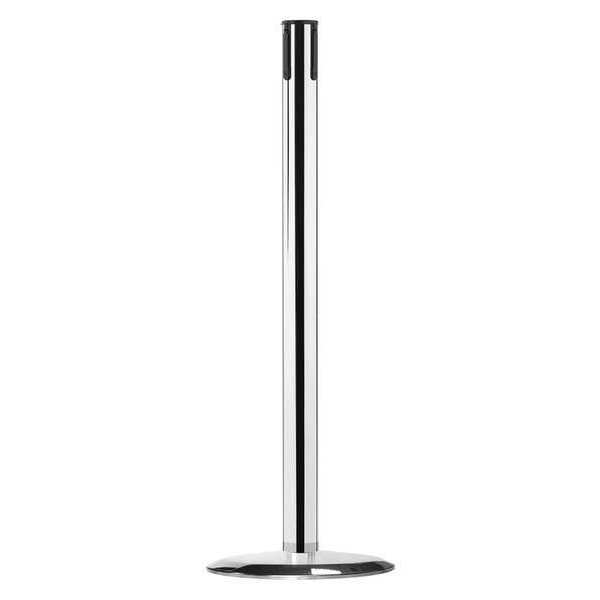 Receiver Post, 38 In H, Polished Chrome