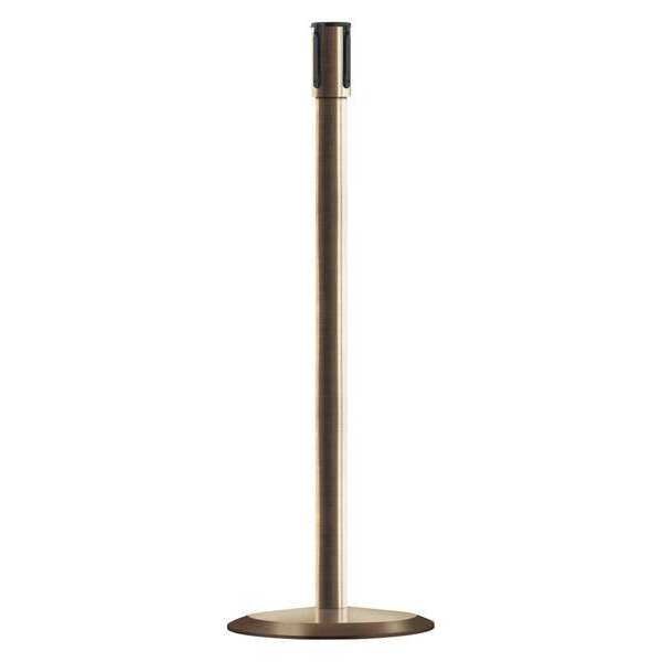 Receiver Post, 38 In H, Satin Brass