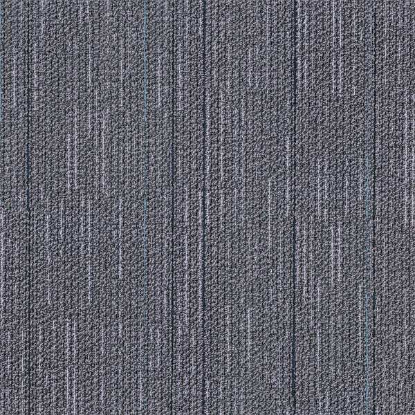 Carpet Tile, 19-11/16in. L, Gray, PK20