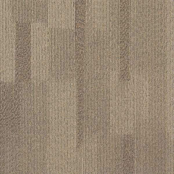 Carpet Tile, 19-11/16in. L, Beige, PK20