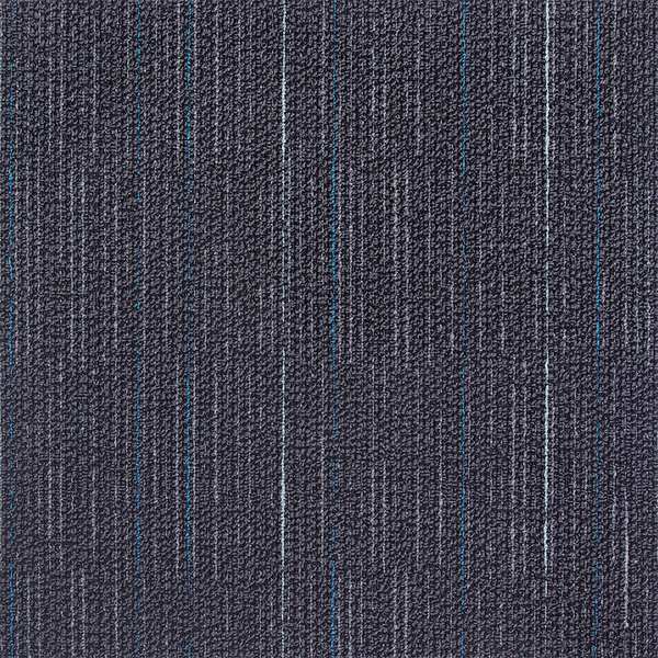 Carpet Tile, 19-11/16in. L, Charcoal, PK20