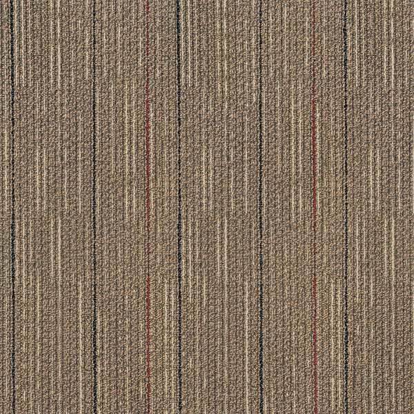 Carpet Tile, 19-11/16in. L, Brown, PK20