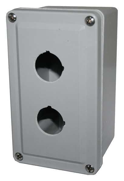 Pushbutton Enclosure, 6.63 in. H, Plastic