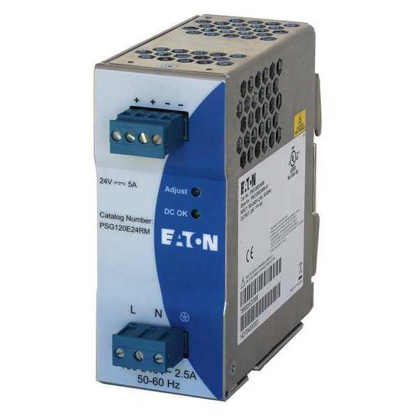 DC Power Supply, 24VDC, 5A, 50/60 Hz