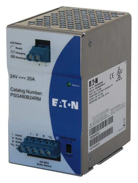 DC Power Supply, 24VDC, 20A, 50/60 Hz
