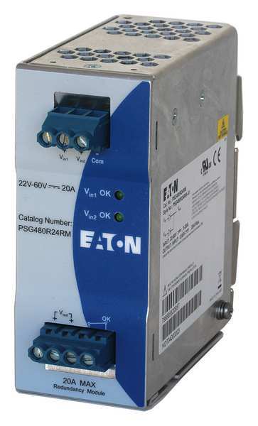 DC Power Supply, 24VDC, 20A, 50/60 Hz