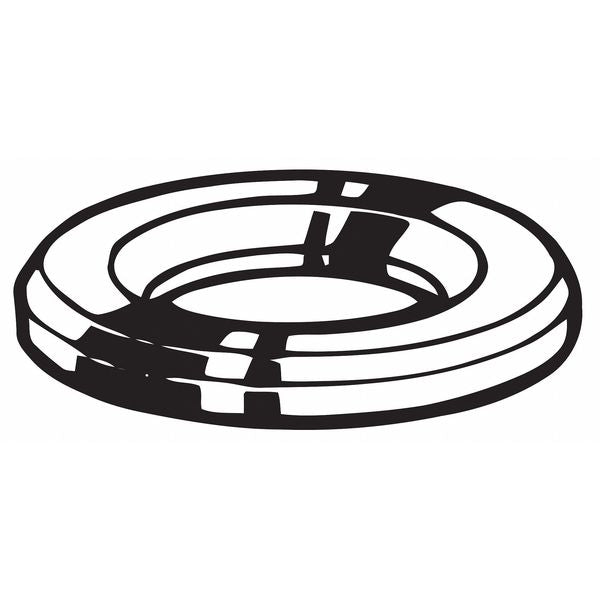 Flat Washer, Fits Bolt Size 3/4 in , Steel Black Oxide Finish, 10 PK