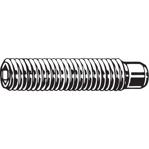 Set Screw, M8 x 1.25mm, 12mm L, PK100