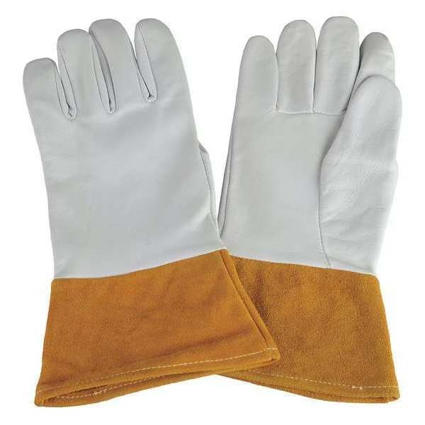 TIG Welding Gloves, Goatskin Palm, XL, PR